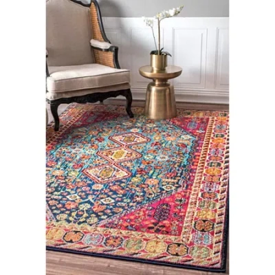 Nuloom Vintage Erline Rug In Multi