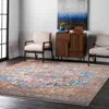 Nuloom Vintage Harriet Medallion Fringe Area Rug