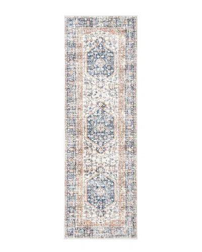 Nuloom Vintage Jacquie Floral Rug In Blue