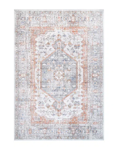 Nuloom Vintage Jacquie Floral Rug In Silver