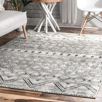 Nuloom Vintage Teresa Area Rug In Gray