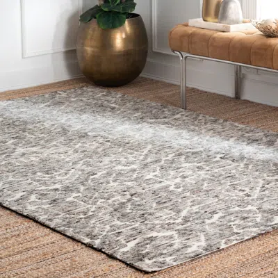 Nuloom Vintage Trellis Troya Area Rug In Gray