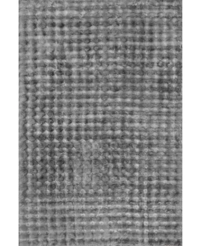 Nuloom Washable Faux Rabbit Jeni 5'x8' Area Rug In Charcoal