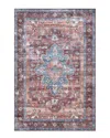 Nuloom Zena Medallion Washable Rug In Rust