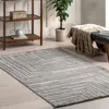 Nuloom Ziva Contemporary Abstract High-low Fringe Area Rug