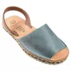 Numa By Spanians Women's Avarcas Platform Sandal In Vintage Denin Blue In Multi