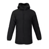 Numbat Men's Thermal Coat - Black In Black