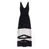 Numbat Women's Black Verita  Lace Mesh Maxi Dress In Black