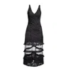Numbat Women's Black Veritta Lace Mesh  Dress In Black