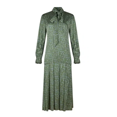 Numbat Women's Elizabeth Green Flowers Print Dress