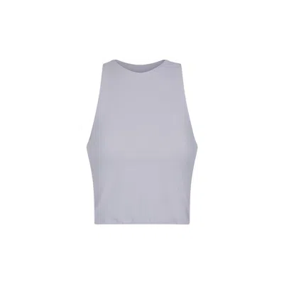 Numbat Women's Grey Smooth Sports Crop Tank