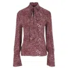 Numbat Women's Red Genevieve Silk Blouse In Red