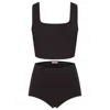 Numbat Women's Rosie Matching Set-black In Black