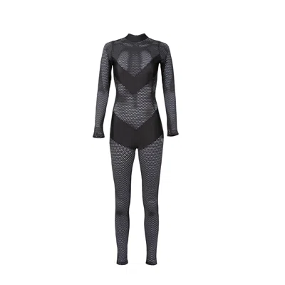 Numbat Women's Strech Net Jumpsuit - Black