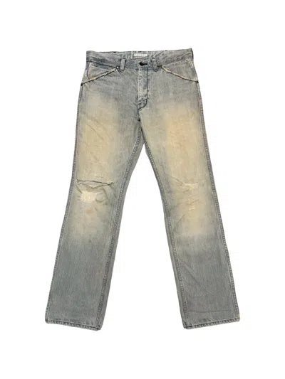 Pre-owned Number N Ine Aw02 “nowhere Man” Mudwash Bootcut Denim