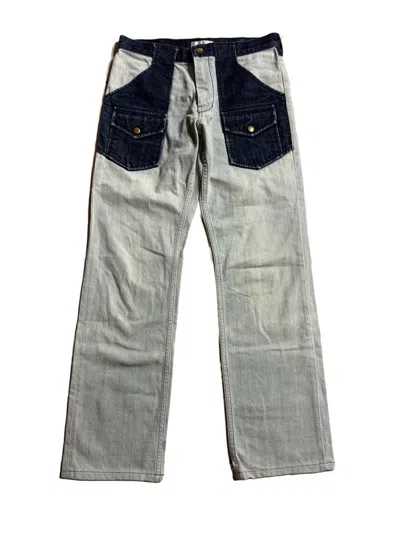 Pre-owned Number N Ine Aw02 Number (n)ine Denim Bush Pants In Blue