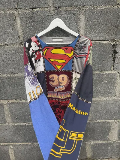 Pre-owned Number N Ine Aw02 Number (n)ine Patchwork L/s 1/100 In Multi