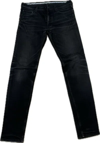 Pre-owned Number N Ine Aw10 Pain Denim In Black