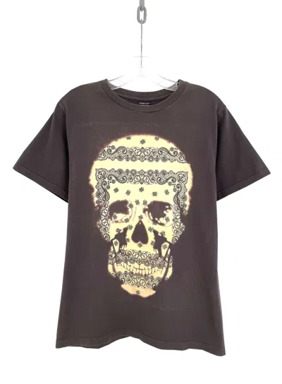 Pre-owned Number N Ine Bandana Skull T-shirt In Brown