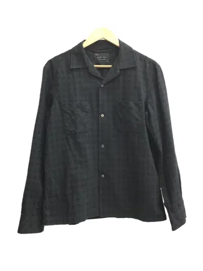 Pre-owned Number N Ine Boxy Flannel Shirt In Black