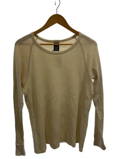 Pre-owned Number N Ine Boxy Thermal Waffle Knit Sweater In Sand
