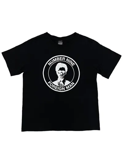 Pre-owned Number N Ine Foreign Man Tee In Black