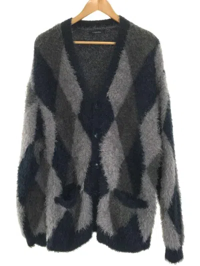 Pre-owned Number N Ine Fuzzy Cardigan In Black