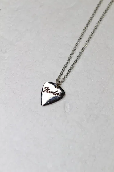 Pre-owned Number N Ine Guitar Pick Necklace