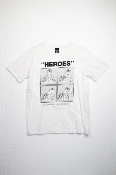 Pre-owned Number N Ine Hero's Tee In White