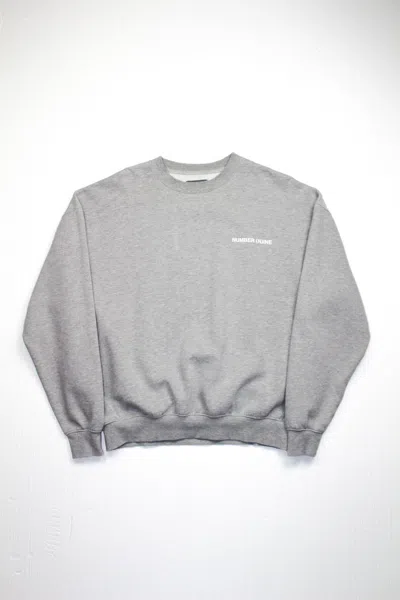 Pre-owned Number N Ine Logo Crewneck Sweatshirt In Gray