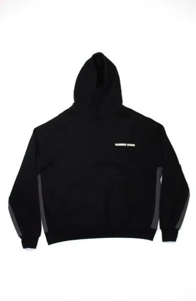 Pre-owned Number N Ine Logo Hoodie In Black