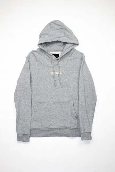 Pre-owned Number N Ine Logo Hoodie In Gray