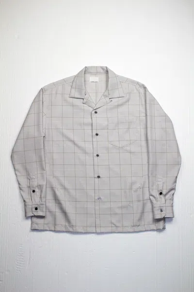 Pre-owned Number N Ine L/s Camp Collar Shirt In Cream