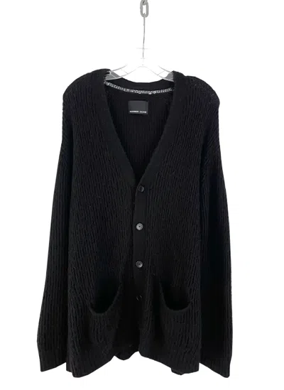 Pre-owned Number N Ine Mohair Cardigan In Black