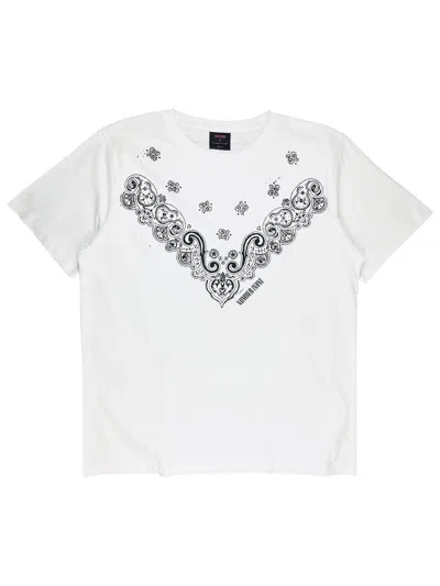 Pre-owned Number N Ine New Number (n)ine Marlboro Paisley Bandana Logo Tshirt White