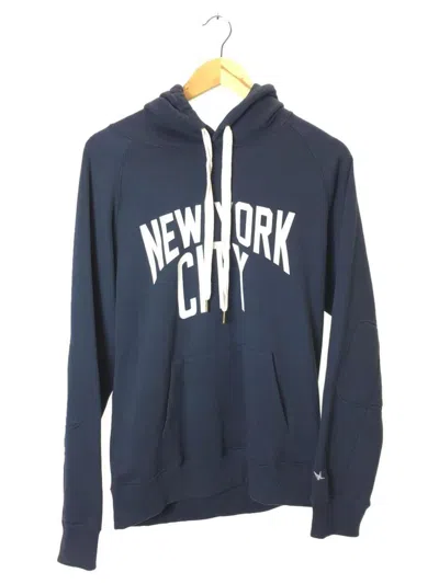 Pre-owned Number N Ine "new York City" Hoodie In Navy