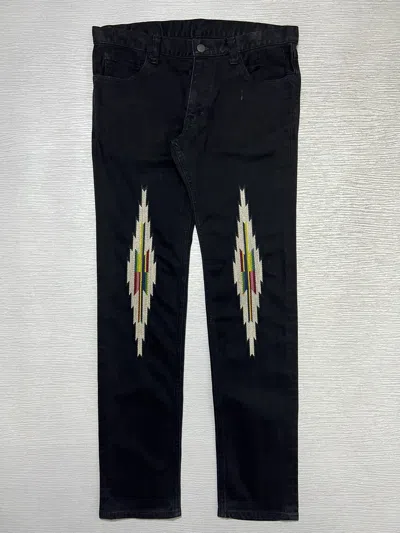 Pre-owned Number N Ine Number (n)ine - F/w 07' - Ortega Pain Denim In Black