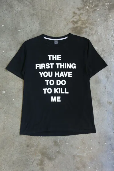 Pre-owned Number N Ine Number Nine - F/w 09 - "a Closed Feeling" Stupid Tee