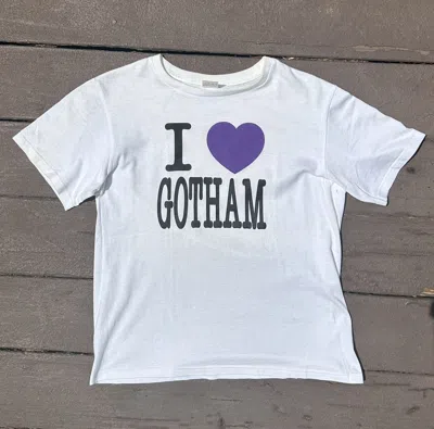 Pre-owned Number N Ine Number (n)ine 02ss I Love Gotham Tee In White
