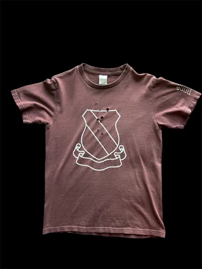 Pre-owned Number N Ine Number (n)ine Aw01 Crest Tee In Red