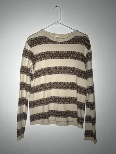 Pre-owned Number N Ine Number (n)ine Aw02 Nordic Sweater In Sand
