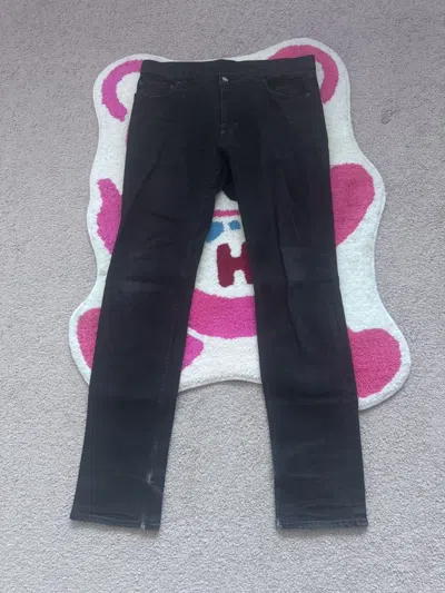 Pre-owned Number N Ine Number Nine Aw06 Noir Pain Denim In Black