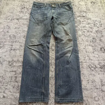 Pre-owned Number N Ine Number (n)ine Aw09 A Closed Feeling Carpenter Jeans | 3x30 In Blue