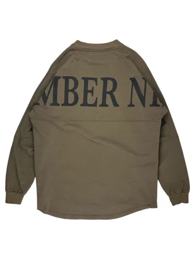 Pre-owned Number N Ine Number (n)ine Back Print Logo Longsleeve Tshirt