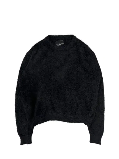 Pre-owned Number N Ine Number Nine Fuzzy Sweater Black