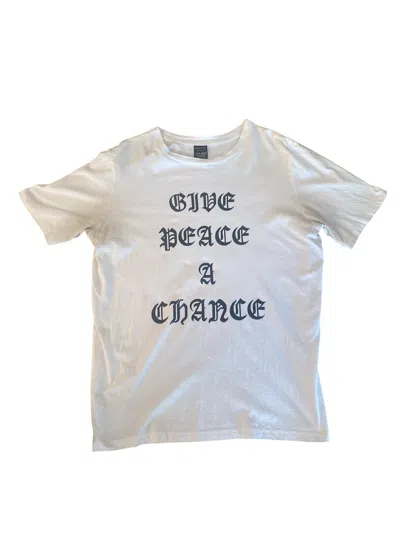 Pre-owned Number N Ine Number (n)ine Give Peace A Chance T-shirt