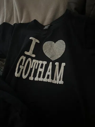 Pre-owned Number N Ine Number (n)ine I Love Gotham Tee In Black