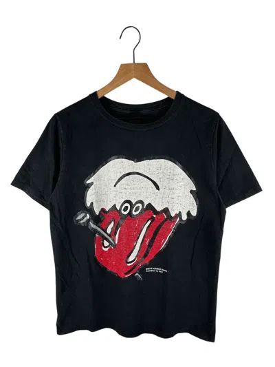 Pre-owned Number N Ine Number Nine Inspired Rolling Stones Print T-shirt In Black