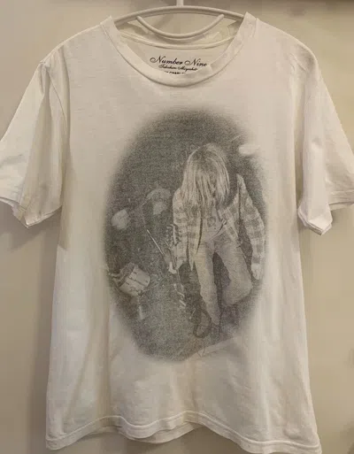 Pre-owned Number N Ine Number Nine Kurt Cobain Graphic T-shirt In White