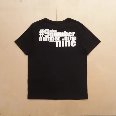 Pre-owned Number N Ine Number (n)ine "nine Inch Nails" Big Logo Tee T-shirt In Black
